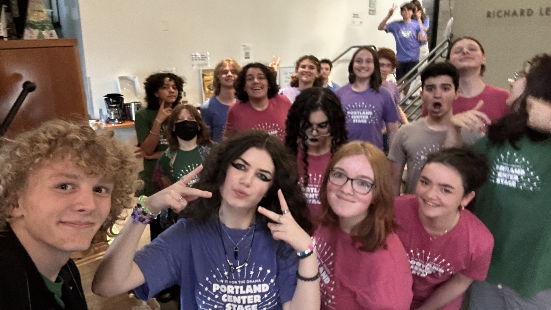 PCS Teens hanging out candid photo