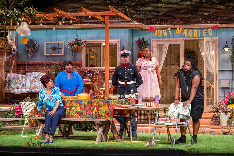 Preview image for ‘Fat Ham’ is ‘Hamlet’ in a backyard with barbecue, karaoke and, of course, a ghost