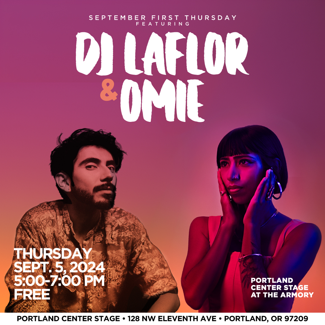 Preview image for September First Thursday featuring DJ LaFlor and Omie