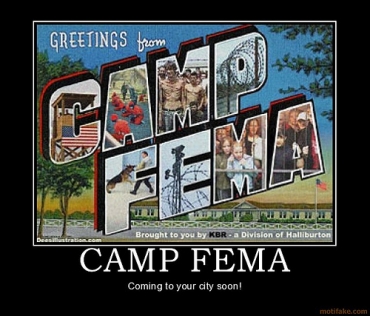 Greetings from Camp FEMA!
